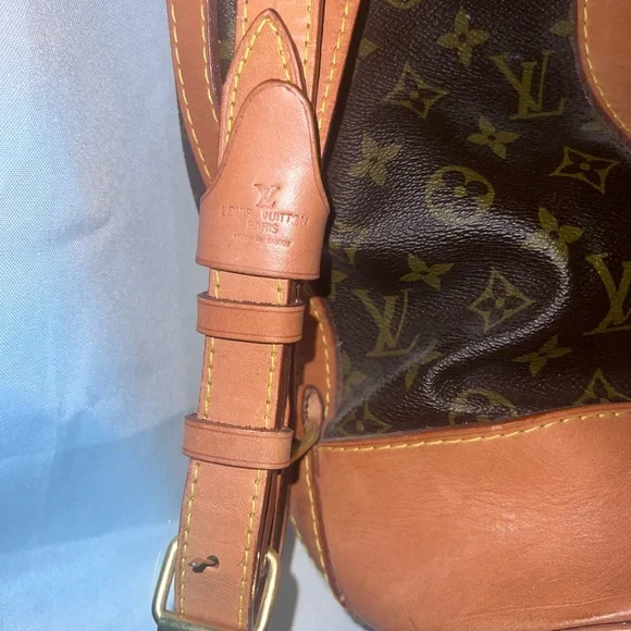 Monogram Tote with Brown and Tan Accents - Picture 4 of 9